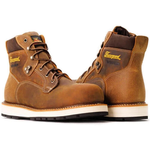 Thorogood Men's Iron River Series 6" CT Waterproof Work Boot -Brown- 804-4146 EH