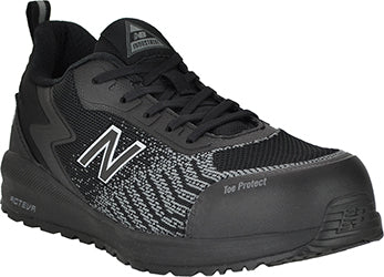 New Balance Mens Composite Safety Toe Black Grey MIDSPWRBL Slip Resistant