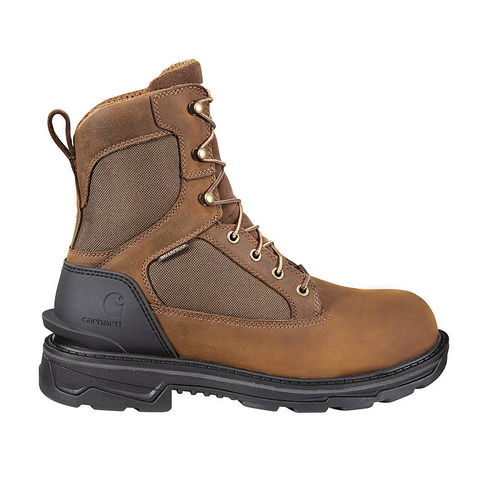 Carhartt Men's Ironwood 8" Waterproof Alloy Toe Safety Toe Work Boot EH FT8500-M EH Rated