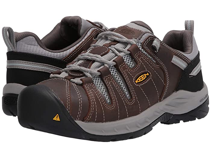 Keen Utility Womens Flint II Safety Toe (Steel Toe) 1023233 EH in Cascade Brown | Surf Spray EH Rated