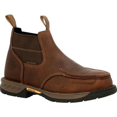 Georgia Boot Mens Athens Steel Toe Waterproof Chelsea GB00440 EH
