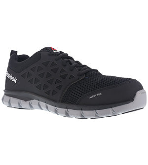 Reebok Mens Sublite Black Cushion Work Aluminum Safety Toe RB4041 EH
