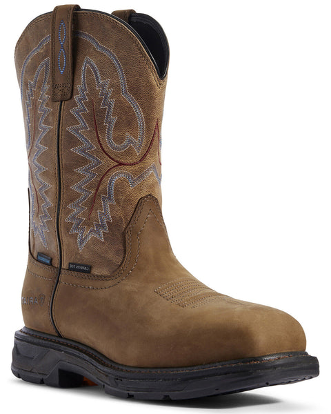 Ariat Men's WorkHog XT Waterproof Safety Toe Composite Toe Wellington EH SR AR31483