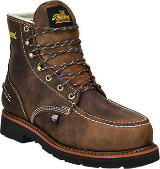 Men's Thorogood 6" Steel Toe WP Moc Toe Work Boot (U.S.A.) 804-3696 EH