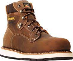 Thorogood Men's Iron River Series 6" CT Waterproof Work Boot -Brown- 804-4146 EH