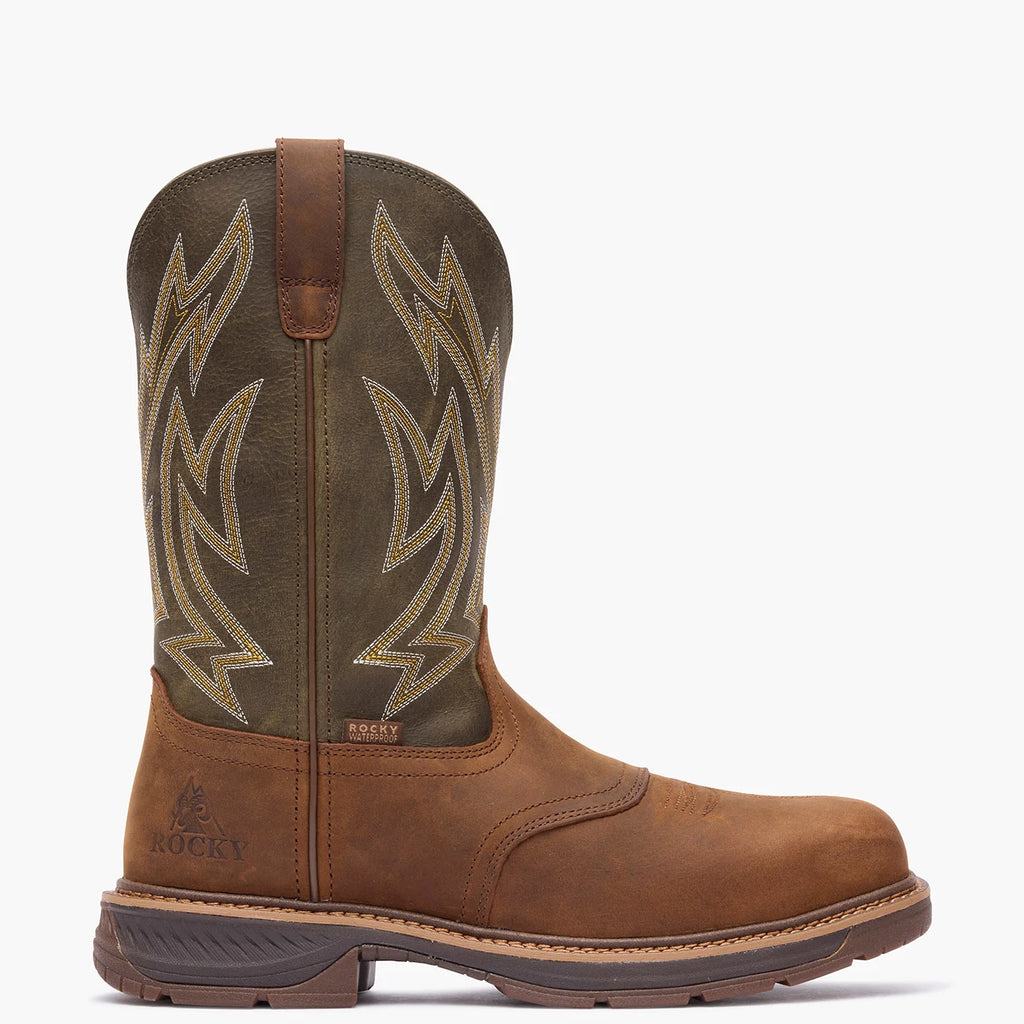 Rocky Men's Ride LTE Carbon Toe Western Boot Safety Toe EH SR RK0481