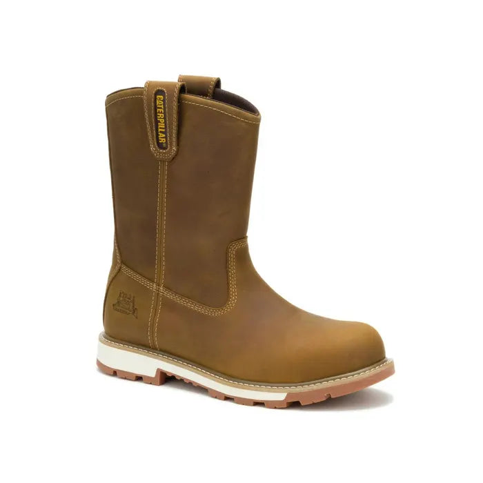Cat Men's 247 10" Welly Safety Toe Steel Toe Wellington Boot EH SR P91886
