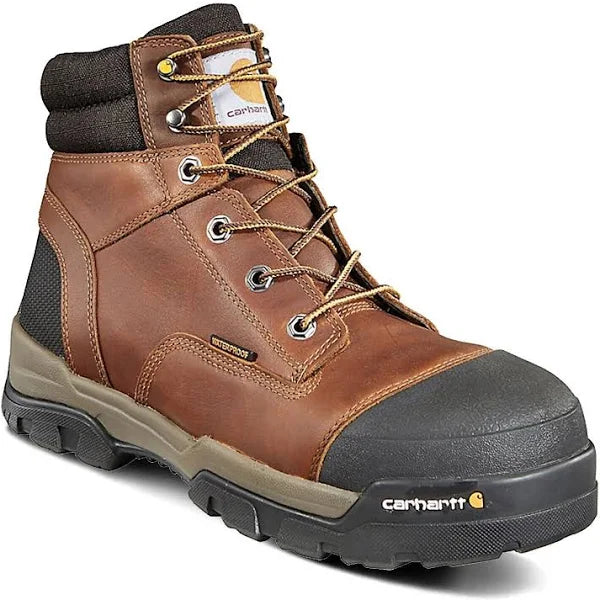 Carhartt Men's Ground Force Waterproof 6" Composite Toe Safety Toe Work Boot EH CME6355