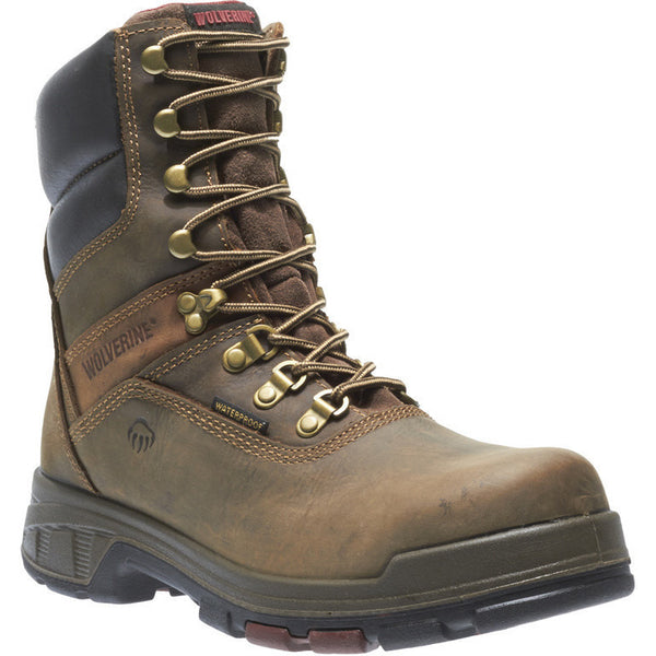 Wolverine Mens 8" Safety Toe Cabor Composite Waterproof W10316 - www.Safetytoe.com Composite Toe Work Boot - safety toe boots  Safetytoe.com - www.safetytoe.com