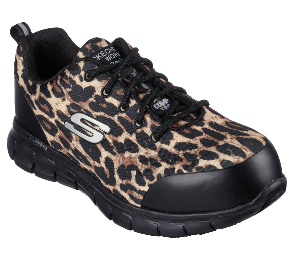Skechers leopard print tennis shoes Outlet