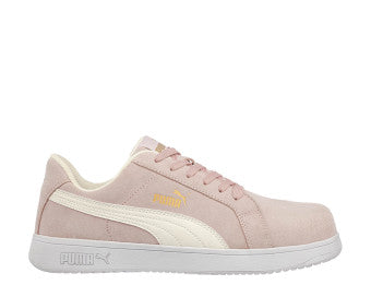 Puma Women's Iconic Composite Toe Safety Toe Pink Athletic Work Shoe 640145