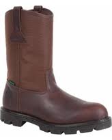 Georgia Boot Mens Homeland 11 Inch Safety Toe Waterproof Wellington Work Boot EH G111